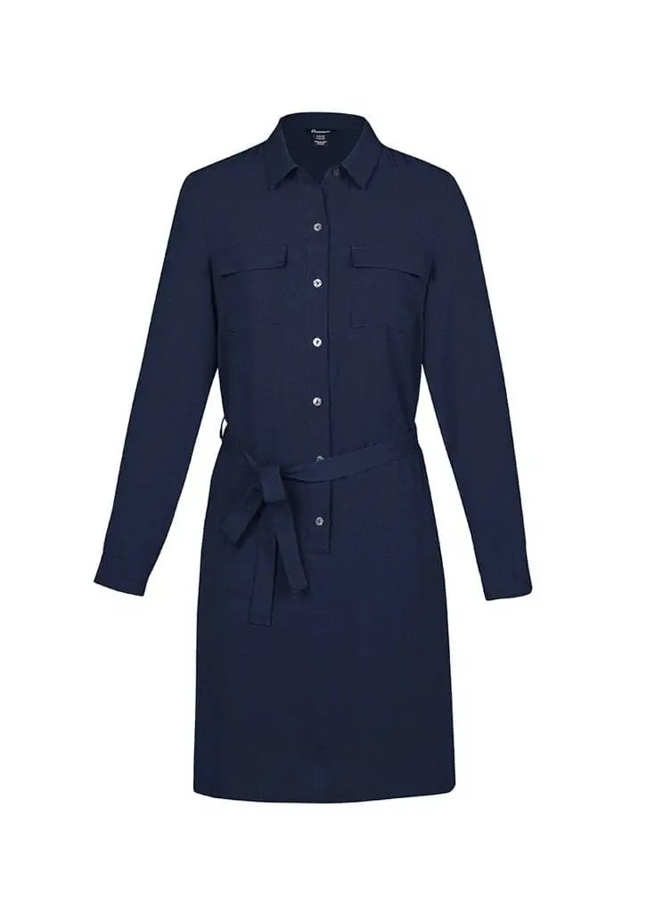 Biz Corporates Womens Chloe Shirt Dress RD069L - Flash Uniforms